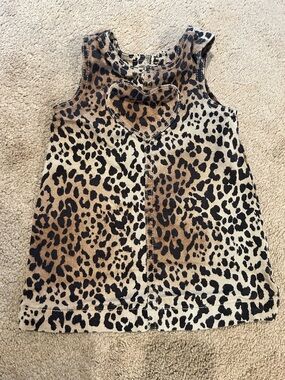 GAP Baby Leopard Print Dress in Brown and Black